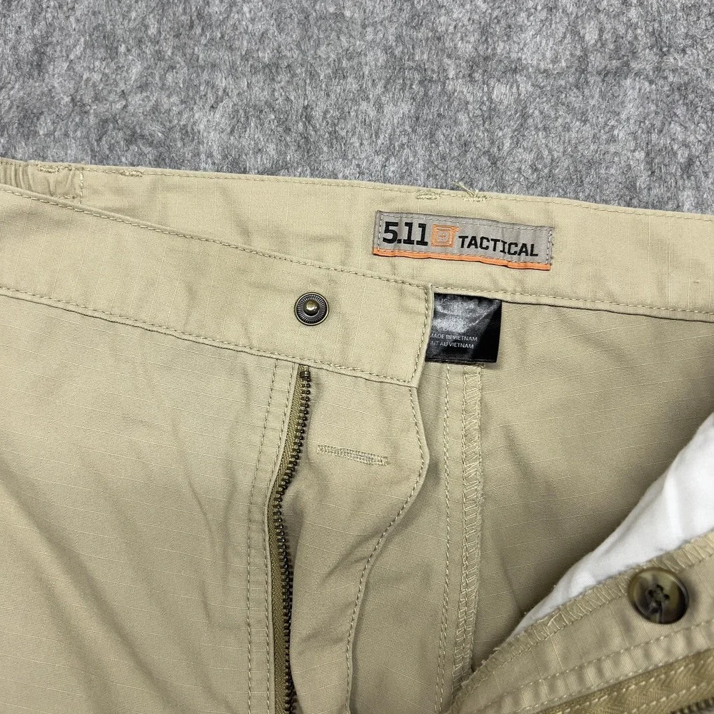 5.11 Tactical Pants Mens 40x30 Tan Cargo Ripstop Utility Outdoor Hiking Workwear
